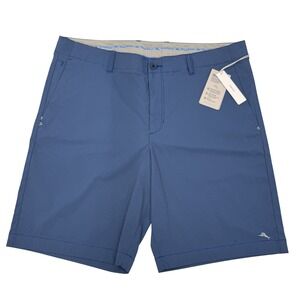 Tommy Bahama Stretch Golf Shorts Mens 40‎ Blue Pixel Player